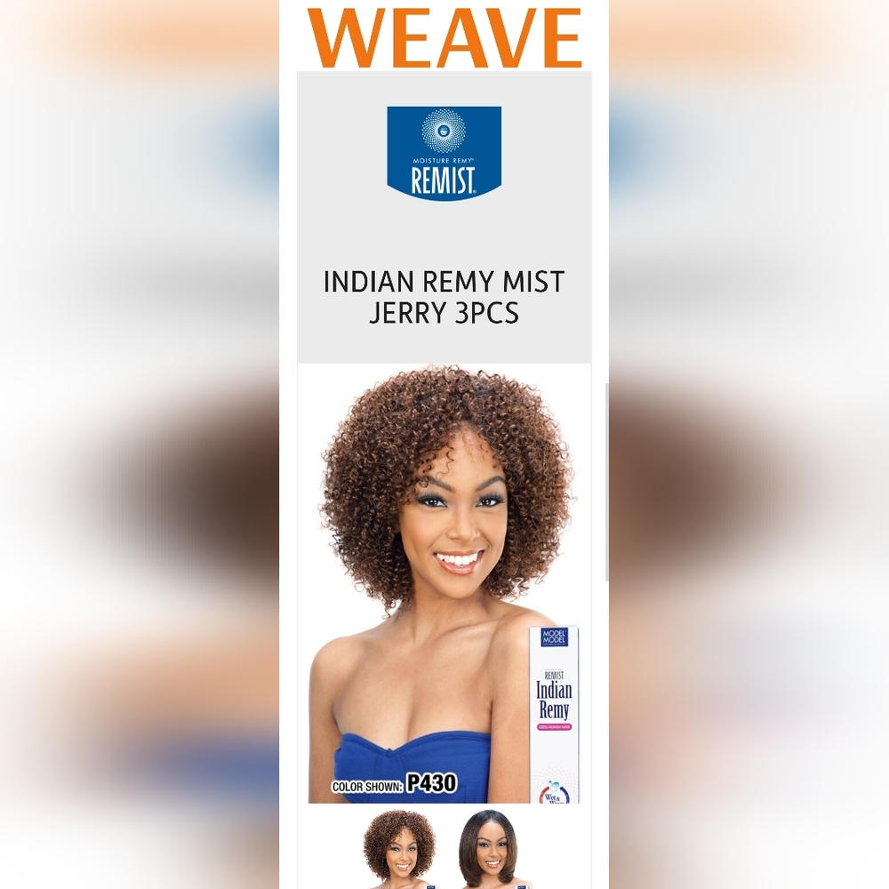 Model Model Jerry Curl Weaving Hair